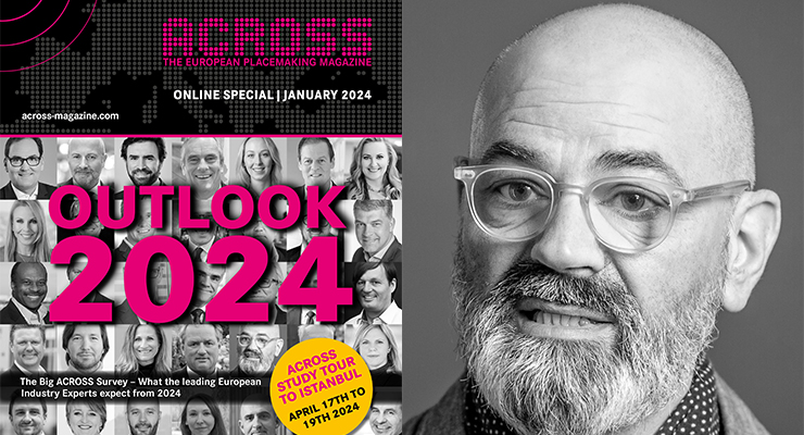 ACROSS Outlook 2024 (left), Ibrahim Ibrahim (right) /// credit: ACROSS, Portland Design