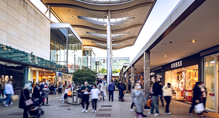 Main-Taunus-Zentrum, in Sulzbach, Germany. /// credit: EuroShop AG
