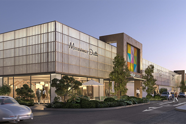 Las Rozas The Style Outlets facade design. /// credit: NEINVER
