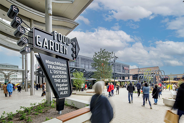 New Food Garden at Main-Taunus-Zentrum in Sulzbach, Germany. /// credit: ECE Marketplaces