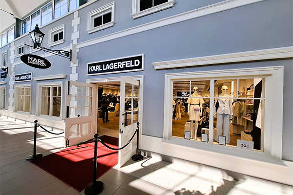 KARL LAGERFELD at Designer Outlet Warszawa. /// credit: ROS Retail Outlet Shopping