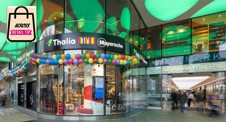 Exterior of Thalia's flagship store in Cologne, Germany. /// credit: ACROSS, Thalia
